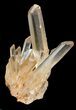 Tangerine Quartz Crystal Cluster - Madagascar #38951-1